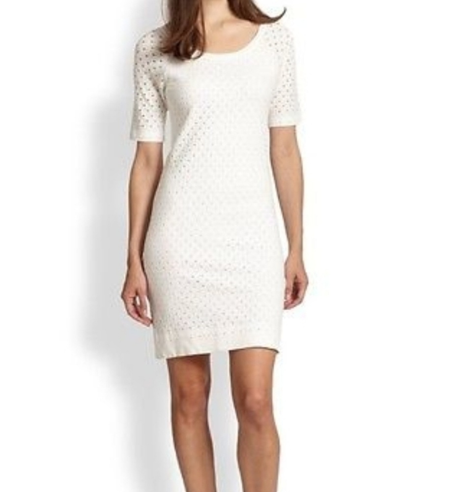 rag & bone Gianna Off-white Eyelet Dress